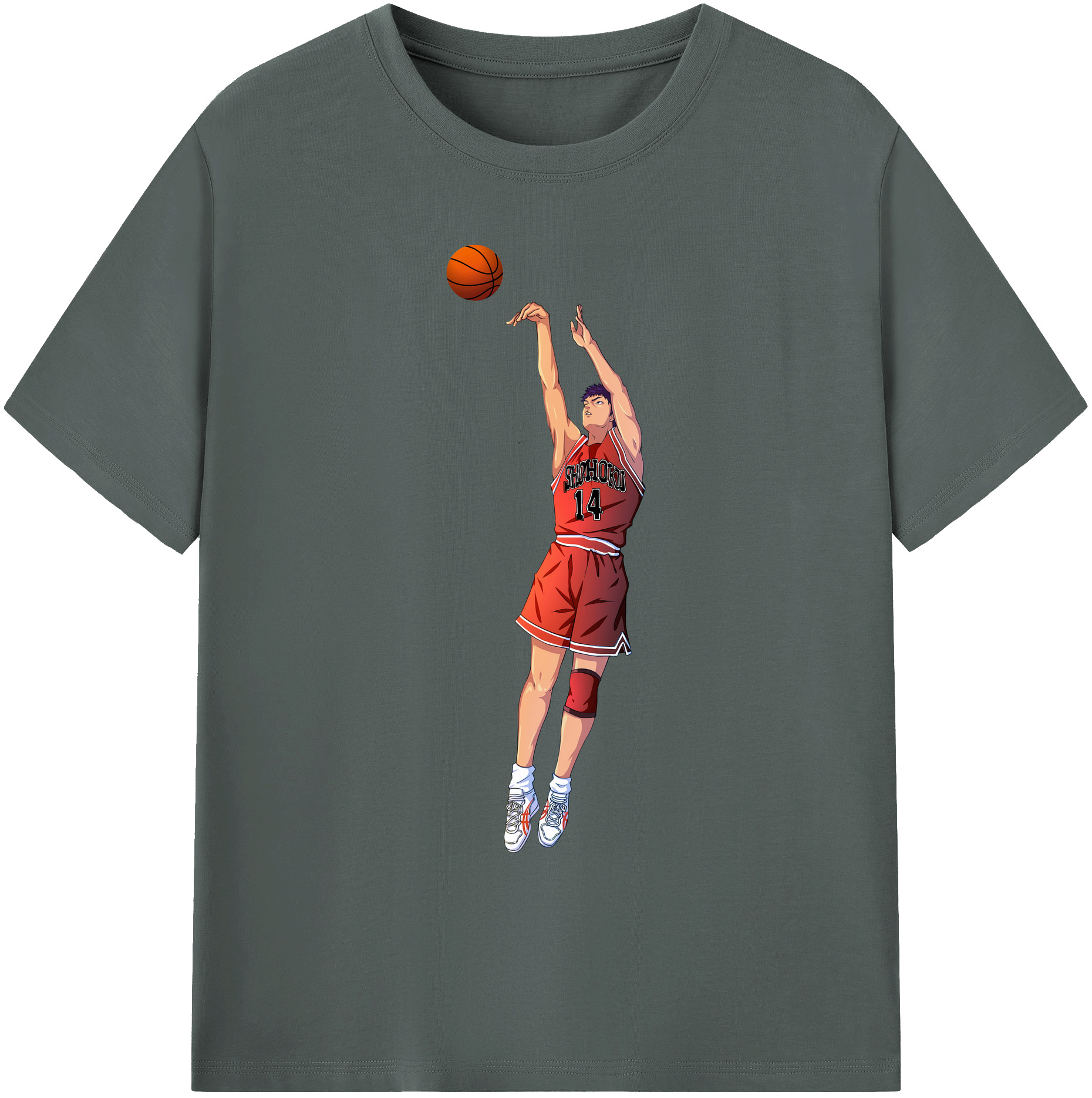 （画像用） SLAM DUNK／スラムダンク 綿100％ メンズ半袖Tシャツ｜肌触りやわらか＆通気性